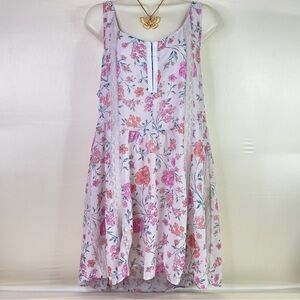 Saltwater Luxe (Sophie) Tank Mini Dress Women’s Size Large Boho Summer Beach Top